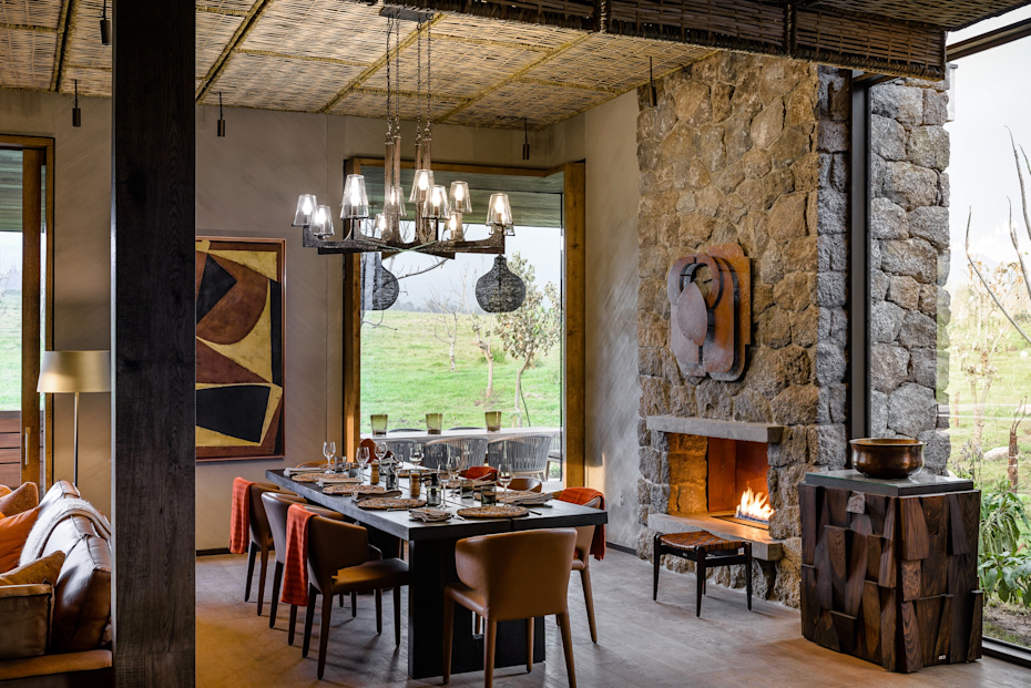 Singita Kataza House, an exclusive use private villa in Volcanoes National Park in Rwanda