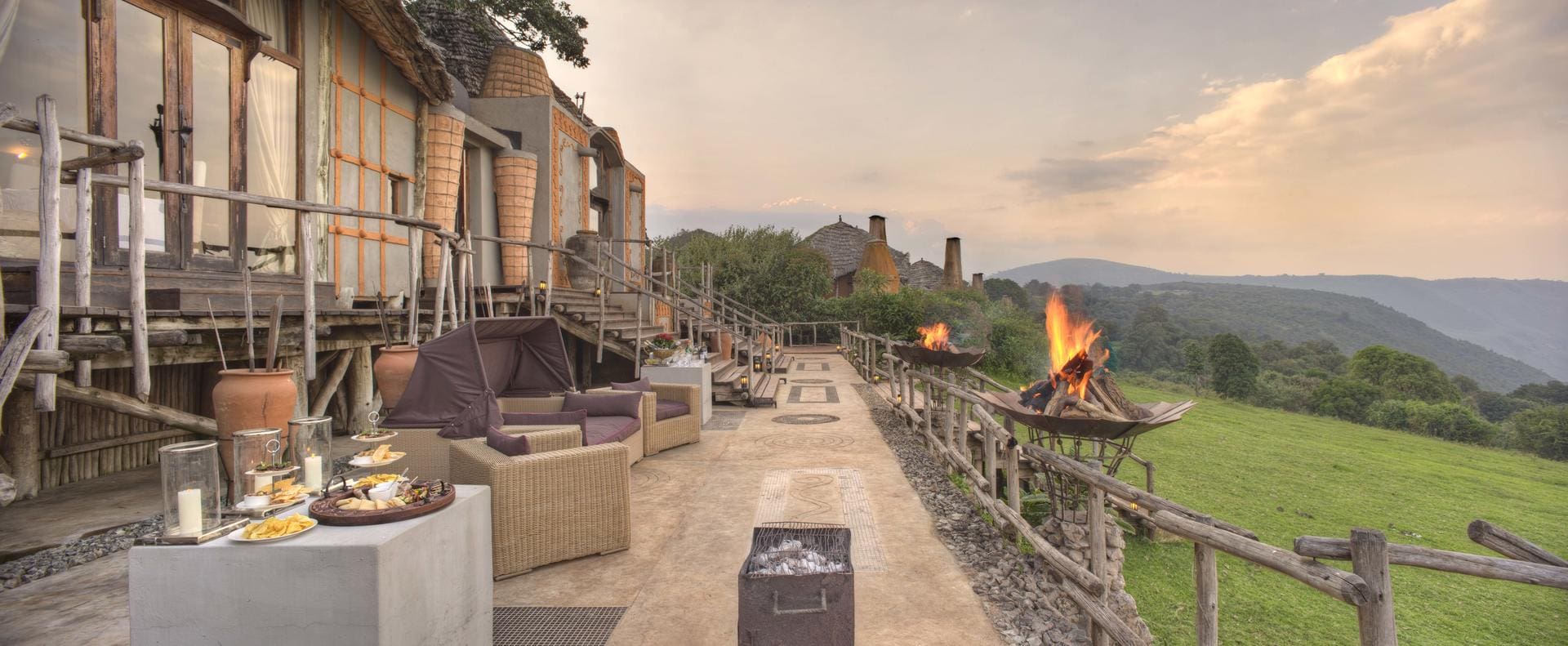 &Beyond Ngorongoro Crater Lodge on the crater rim, Tanzania