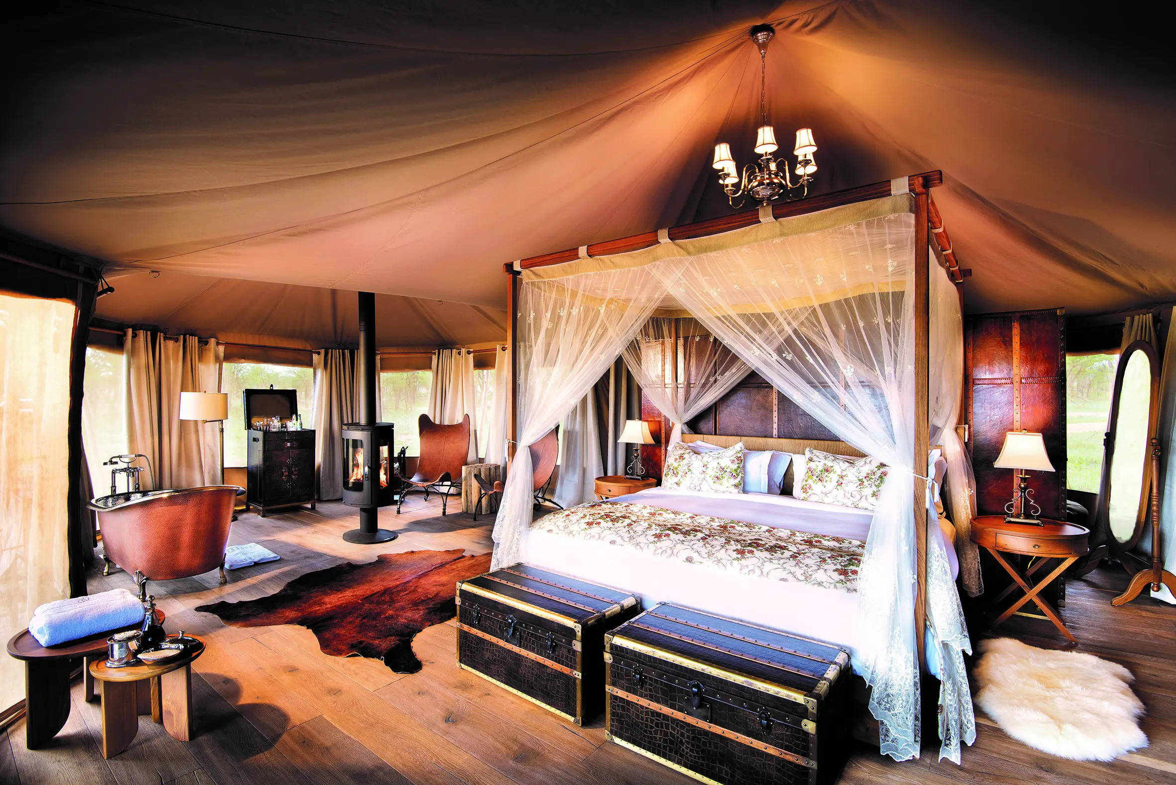 One Nature Nyaruswiga tented camp, central Serengeti, Tanzania