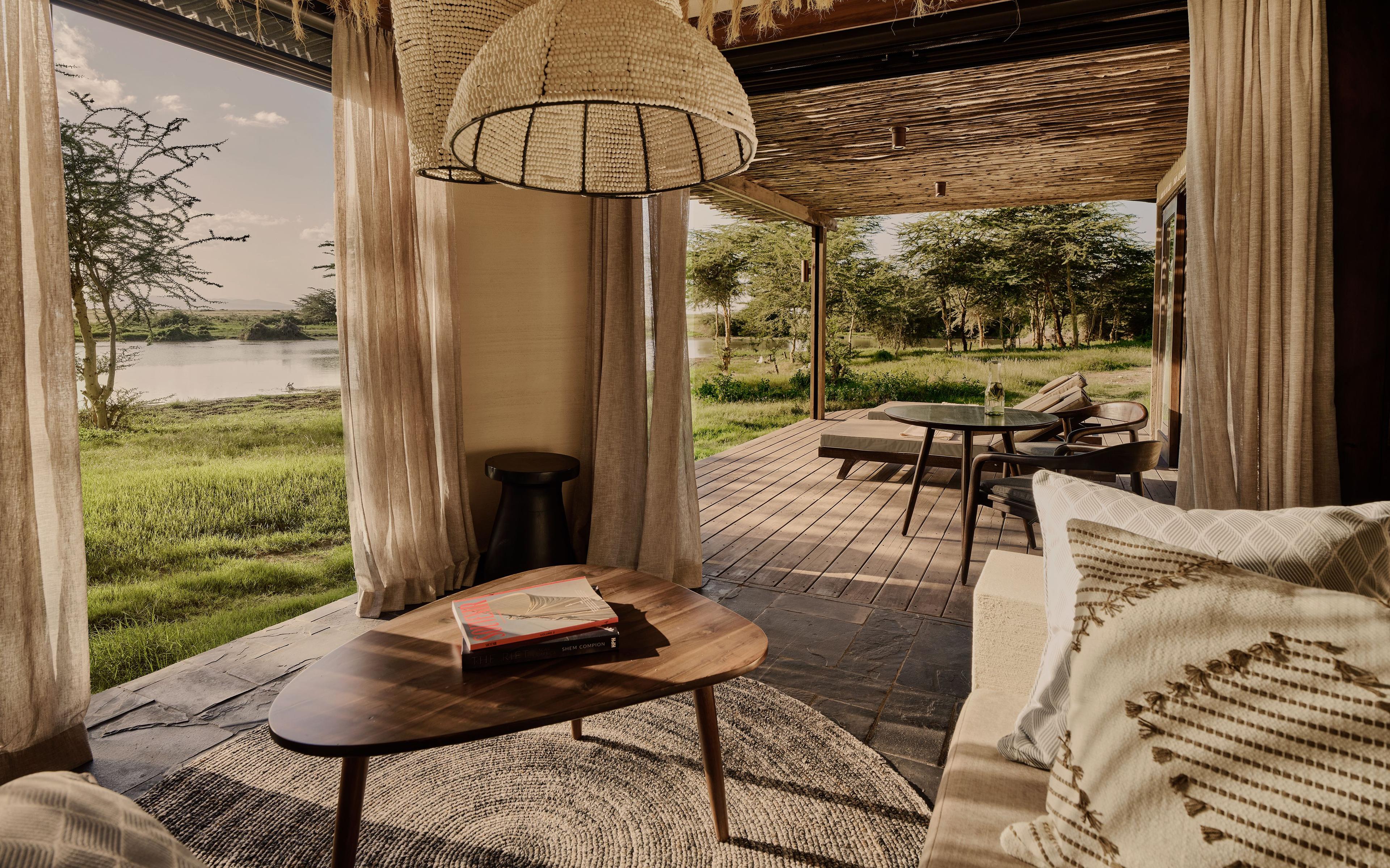 A suite at A&K Kitirua Plains Lodge with Mount Kilimanjaro views in Amboseli, Kenya