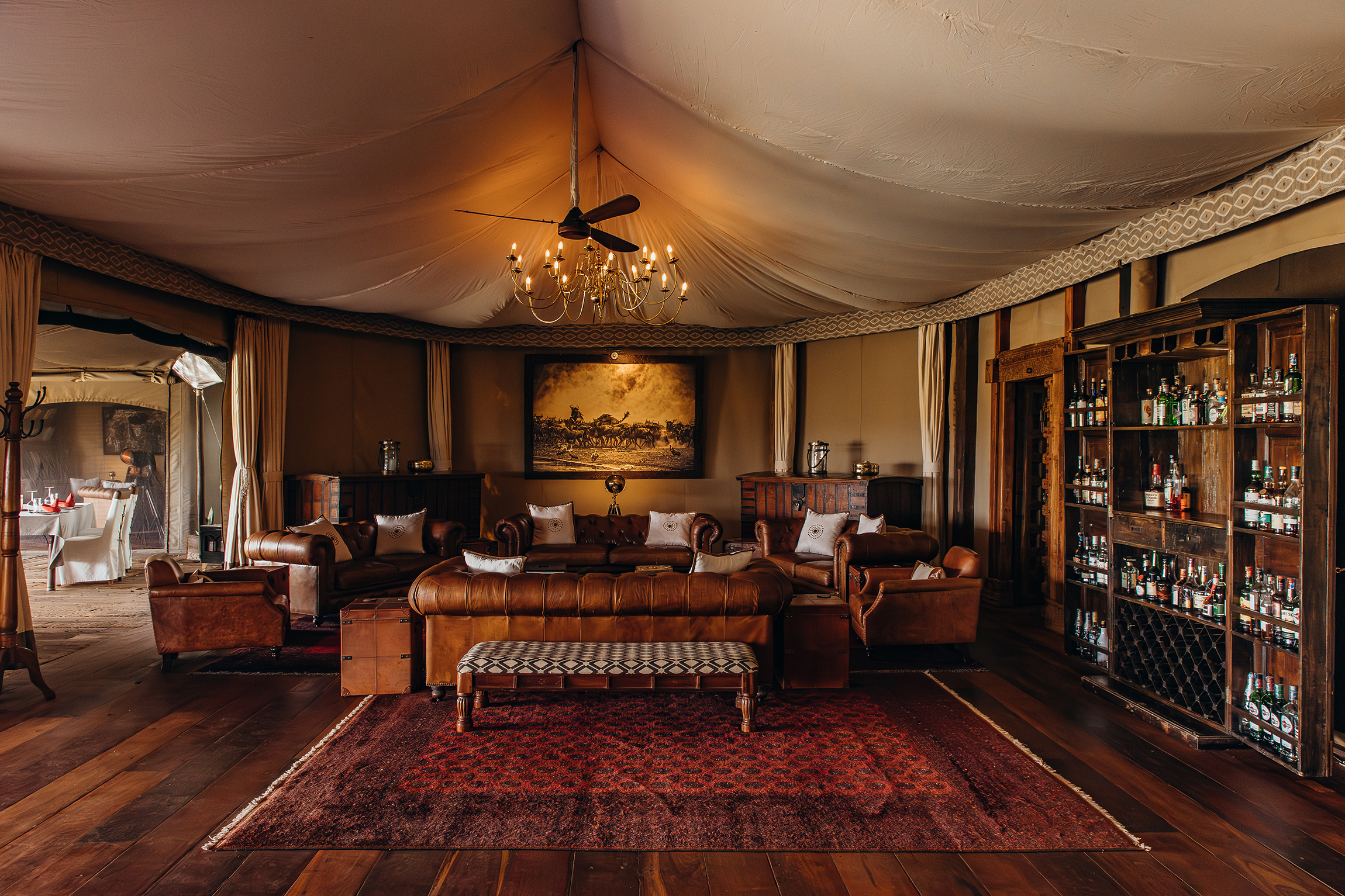 Mara Plains Camp luxury tent in Olare Motorogi Conservancy, a top Masai Mara safari camp