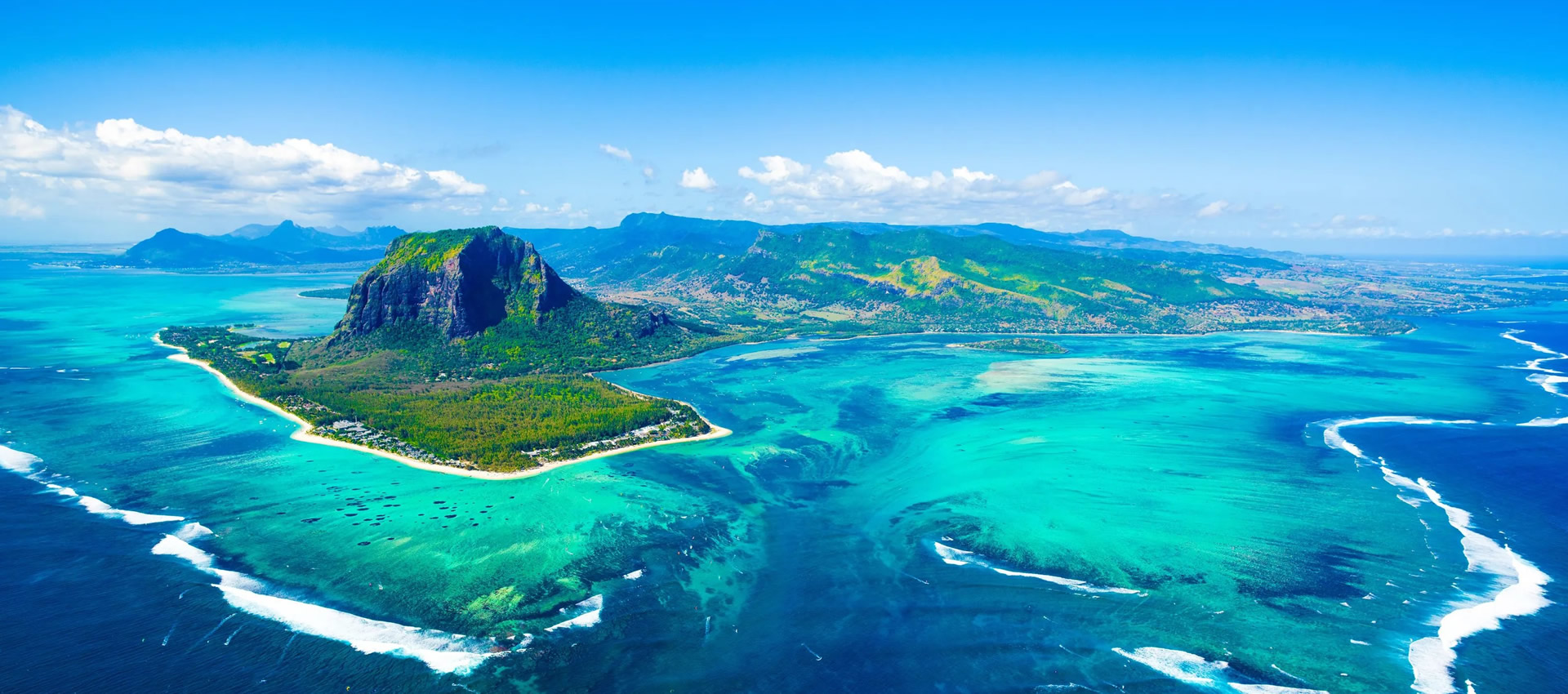 Luxury resort on the coast of Mauritius