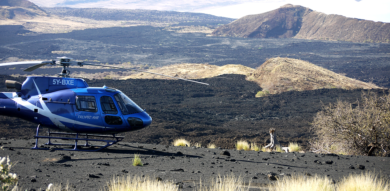 Helicopter Transfers in the Maasai Mara