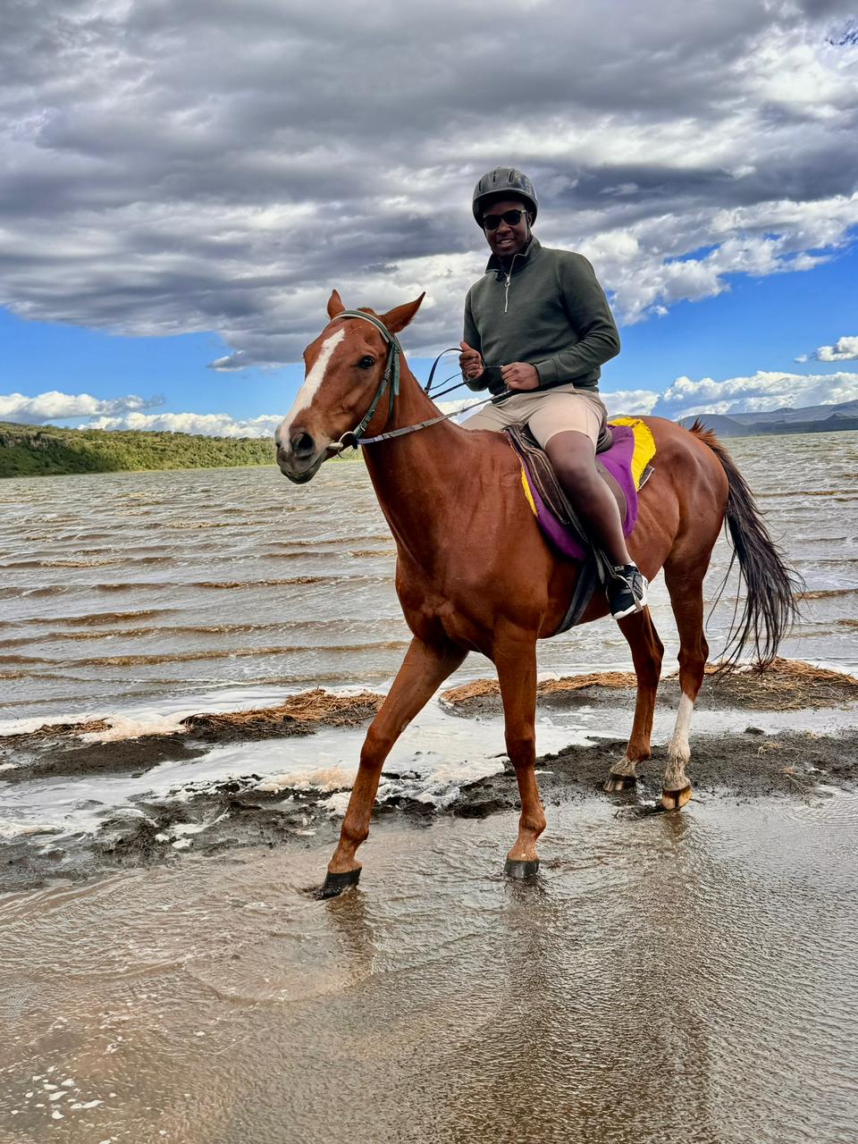 Abner Ongeri, founder of Ongeri Expeditions, in Karen, Nairobi
