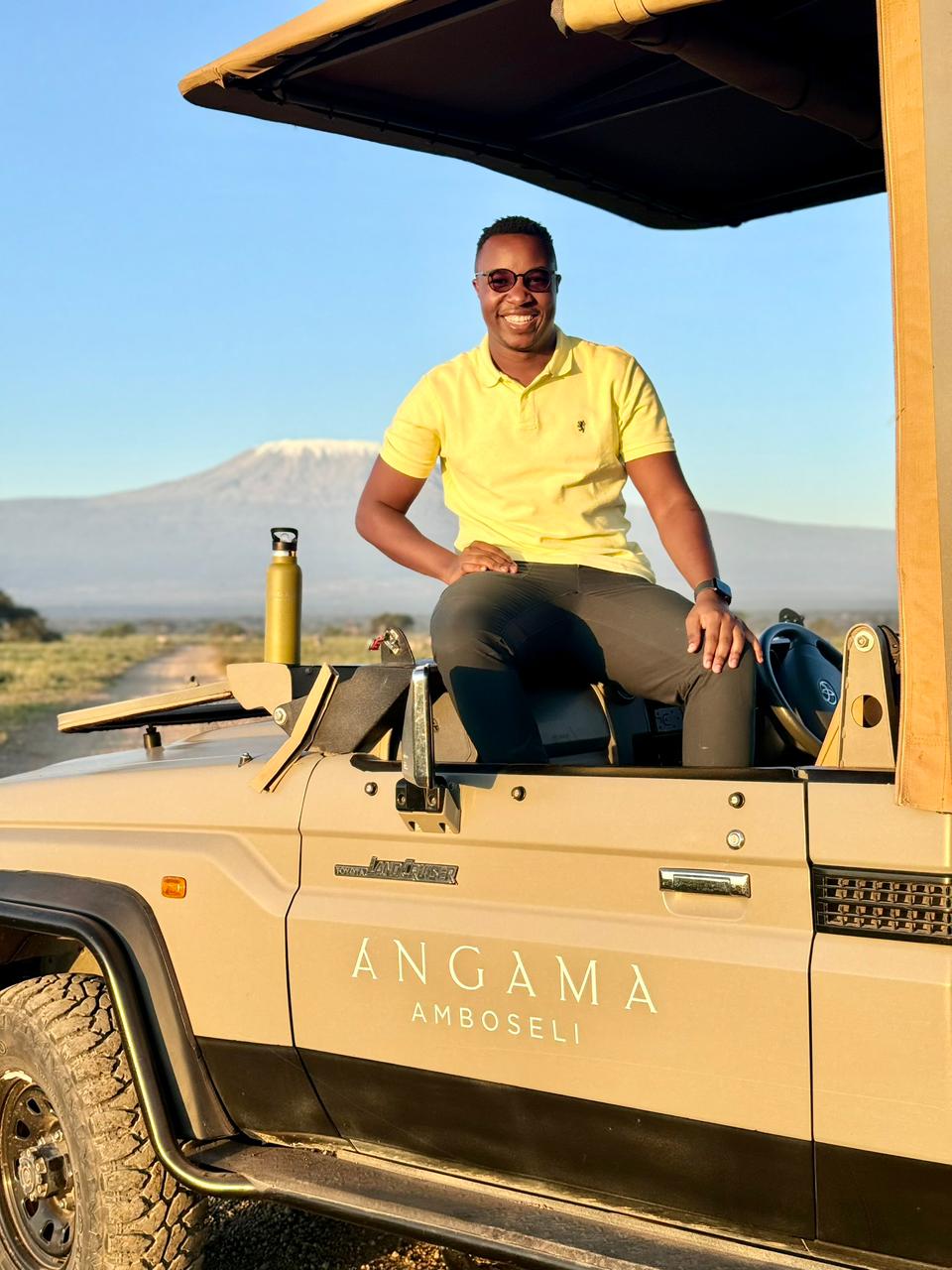 Abner Ongeri, founder of Ongeri Expeditions in Nairobi, Kenya